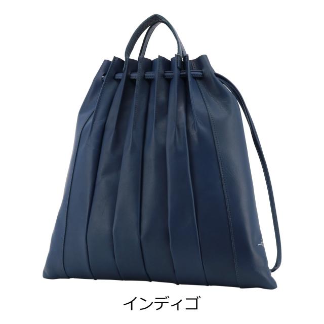【レビュー投稿で+5％還元】テュケー リュック 巾着バッグ 本革 メンズ レディース プリーツ 101-22002 日本製 Tyche 通勤 馬革 レザー 日本製_9