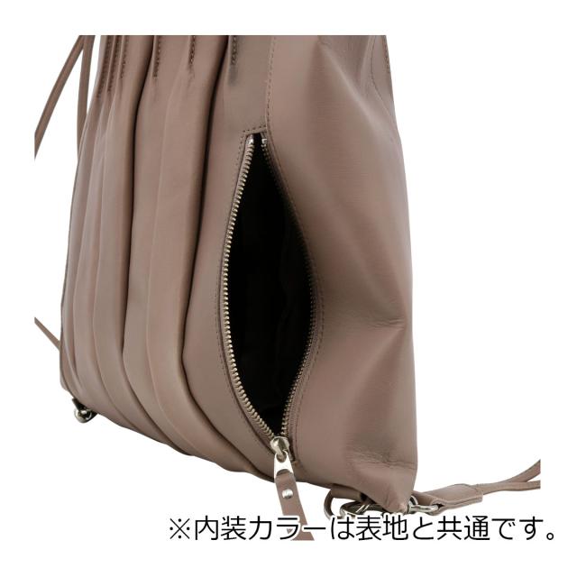 【レビュー投稿で+5％還元】テュケー リュック 巾着バッグ 本革 メンズ レディース プリーツ 101-22002 日本製 Tyche 通勤 馬革 レザー 日本製_6