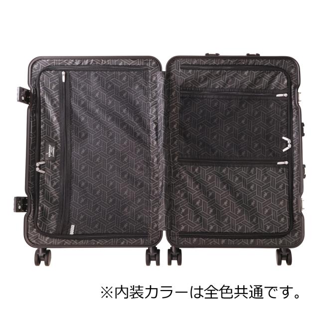 【レビュー投稿で+5％還元】カンゴール スーツケース 65L 70cm 4.5kg クロスエイト フレーム キャリーケース 250-5730 Cross Eight Frame KANGOL TSAロック搭載 ラッチロック クリスマス_mp