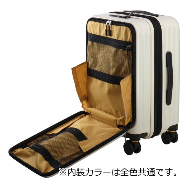 5LAKES＆MT スーツケース 36L 43L 54cm 3.7kg 機内持ち込み フロントオープン 310-4010 C GEAR ファイブレイクスアンドエムティー TSAロック搭載 拡張 エキスパンダブル アウトドア ドリンクホルダー クリスマス_mp