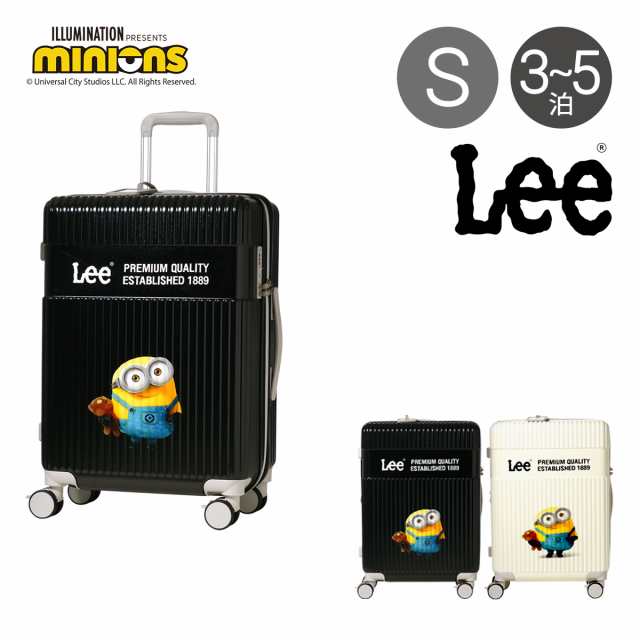 【レビュー投稿で+5％還元】Lee ミニオン スーツケース 52L 58L 62cm 3.6kg 320-30001 MINIONS リー TSAロック搭載 エキスパンダブル キ