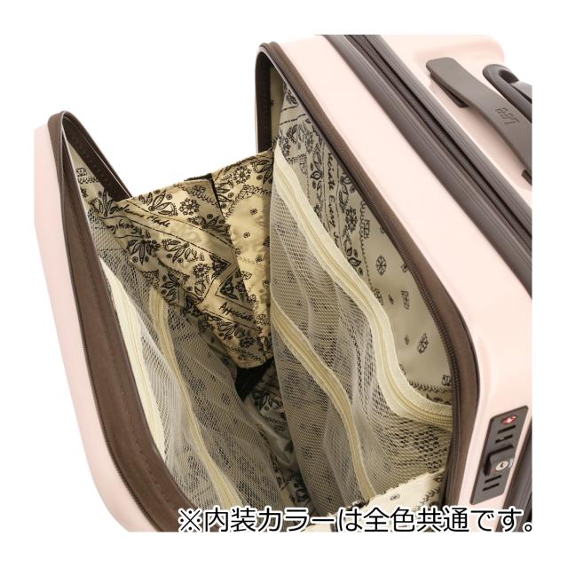 【レビュー投稿で+5％還元】Lee スーツケース 53L 55cm 3.7kg フロントオープン 320-9021 22インチ リー journey TSAロック搭載 ハードキャリー クリスマス_mp