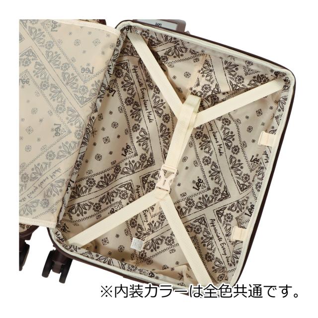 【レビュー投稿で+5％還元】Lee スーツケース 37L 44L 54cm 3.1kg キャリーバッグ 機内持ち込み 320-9070 ギャラクシー Galaxy IV リー TSAロック搭載 エキスパンダブル ストッパー付き デニム調 ヒッコリー クリスマス_mp