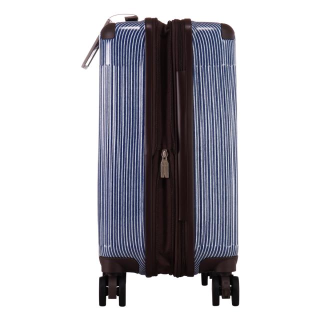 【レビュー投稿で+5％還元】Lee スーツケース 37L 44L 54cm 3.1kg キャリーバッグ 機内持ち込み 320-9070 ギャラクシー Galaxy IV リー TSAロック搭載 エキスパンダブル ストッパー付き デニム調 ヒッコリー クリスマス_mp
