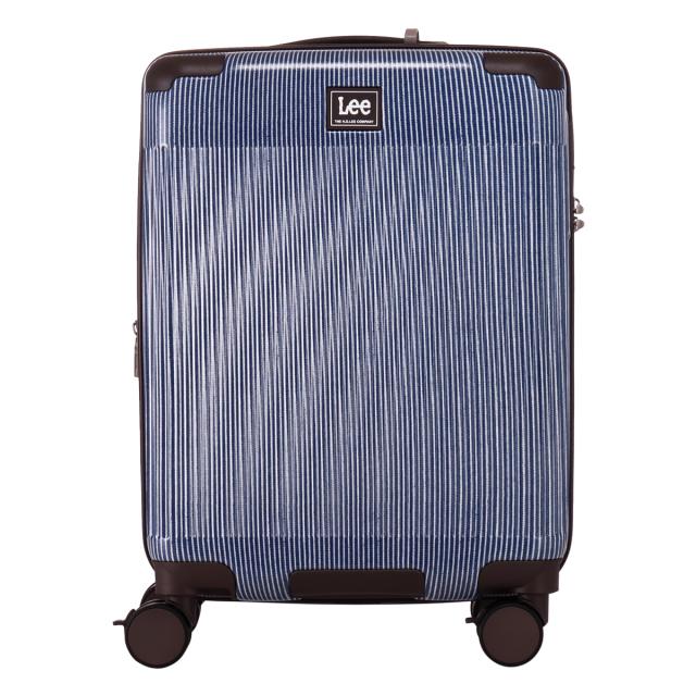 【レビュー投稿で+5％還元】Lee スーツケース 37L 44L 54cm 3.1kg キャリーバッグ 機内持ち込み 320-9070 ギャラクシー Galaxy IV リー TSAロック搭載 エキスパンダブル ストッパー付き デニム調 ヒッコリー クリスマス_mp