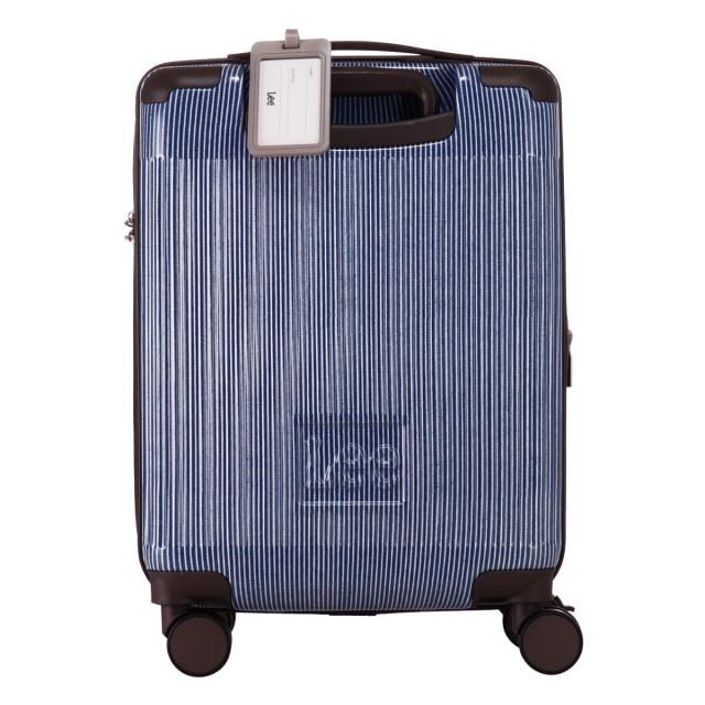 【レビュー投稿で+5％還元】Lee スーツケース 37L 44L 54cm 3.1kg キャリーバッグ 機内持ち込み 320-9070 ギャラクシー Galaxy IV リー TSAロック搭載 エキスパンダブル ストッパー付き デニム調 ヒッコリー クリスマス_mp
