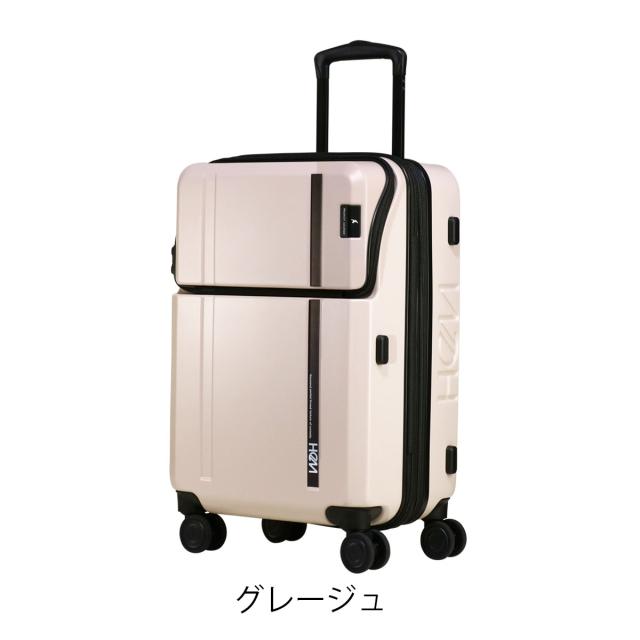 【レビュー投稿で+5％還元】ヘム トランジットラウンジ スーツケース 62L 55.5cm 4.4kg キャリーケース スーツケース キャリーバッグ 39-5109 トップオープン HeM×TRANJIT LOUNGE TSAロック搭載 エキスパンダブル ハードキャリー ファスナー クリスマス_mp