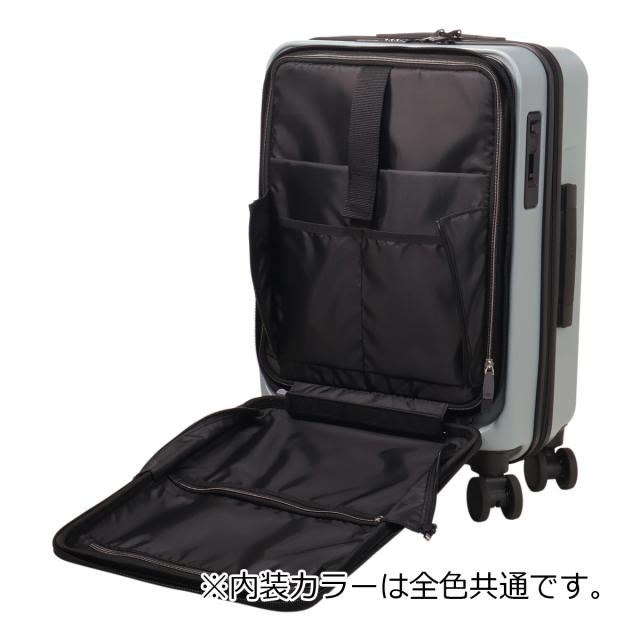 【レビュー投稿で+5％還元】ヘム トランジットラウンジ スーツケース 35L 49cm 3.6kg キャリーケース スーツケース キャリーバッグ 39-5121 フロントオープン HeM TRANSIT LOUNGE 機内持ち込み TSAロック搭載 クリスマス_mp