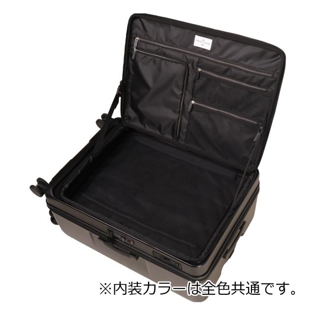 【レビュー投稿で+5％還元】ヘム トランジットラウンジ スーツケース 93L 69cm 5.8kg キャリーケース スーツケース キャリーバッグ 39-5123 フロントオープン HeM TRANSIT LOUNGE TSAロック搭載 静音キャスター クリスマス_mp