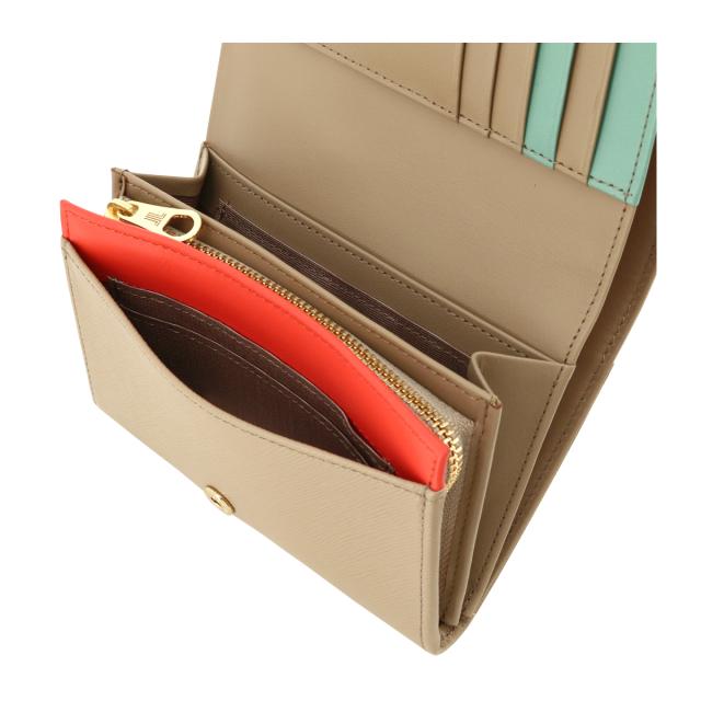 レビュー投稿で+5％還元】ランバンオンブルー 二つ折り財布 本革