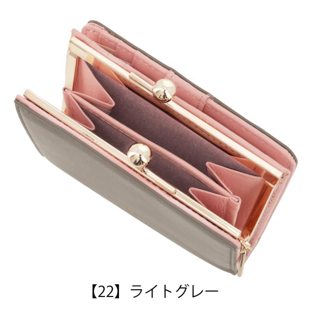 【レビュー投稿で+5％還元】ランバンオンブルー 二つ折り財布 がま口 本革 レディース カルラ 484402 LANVIN en Bleu｜財布 二つ折り ミニ財布 コンパクト ウォレット ハート 牛革 レザー ブランド 大人 かわいい ギフト プレゼント_11