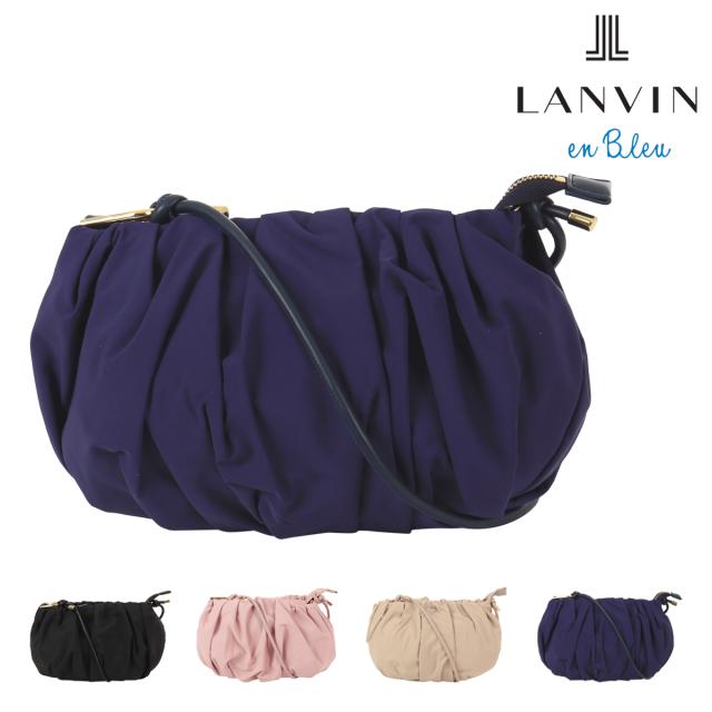 【レビュー投稿で+5％還元】ランバンオンブルー ショルダーバッグ 軽量 レディース 484514 グラシリィ LANVIN en Bleu 上品 結婚式 冠婚葬祭 お呼ばれ クリスマス_mp クリスマス_wp