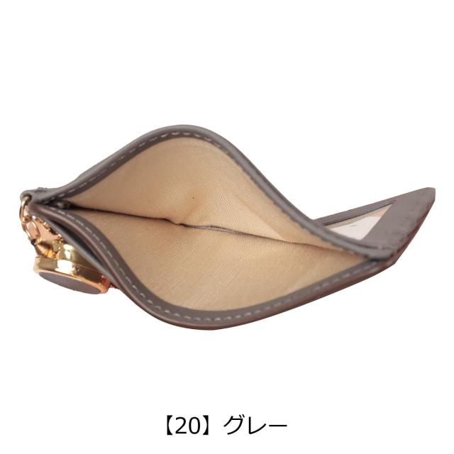 【レビュー投稿で+5％還元】ランバンオンブルー パスケース チェーン 本革 レディース イエナ 484725 LANVIN en Bleu 定期入れ リール付き パール ブランド 牛革 レザー 通学 通勤 就職_11