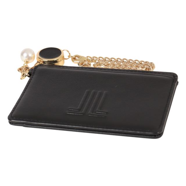 【レビュー投稿で+5％還元】ランバンオンブルー パスケース チェーン 本革 レディース イエナ 484725 LANVIN en Bleu 定期入れ リール付き パール ブランド 牛革 レザー 通学 通勤 就職_3