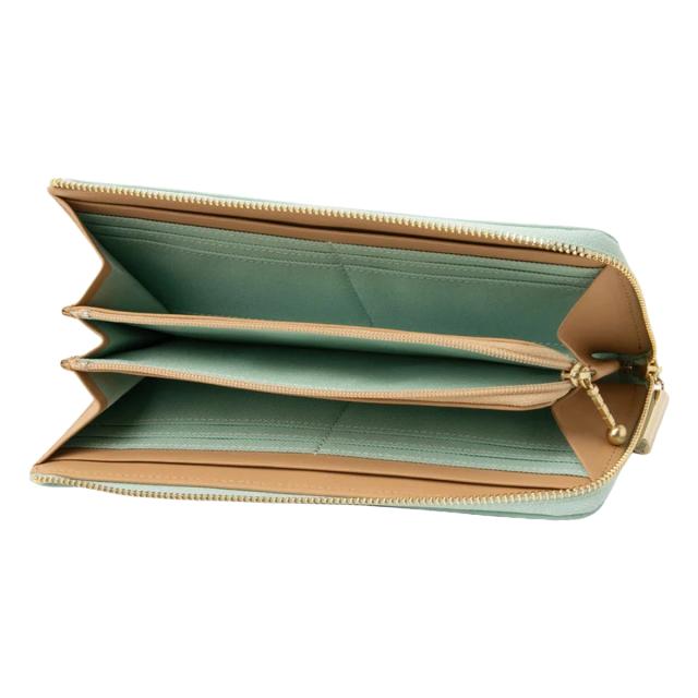 ランバンオンブルー 長財布 Lファスナー 本革 リュクサンブールハート レディース 485010 LANVIN en Bleu 大容量 ハート ラメ 牛革 レザー_5