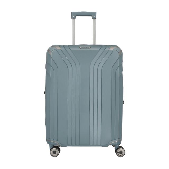 【レビュー投稿で+5％還元】トラべライト スーツケース 72L 66cm 3.56kg 拡張 軽量 576348 Elvaa travelite｜ハードキャリー キャリーケース キャリーバッグ エキスパンダブル 中型 4輪 ダブルキャスター TSAロック搭載 3年保証
