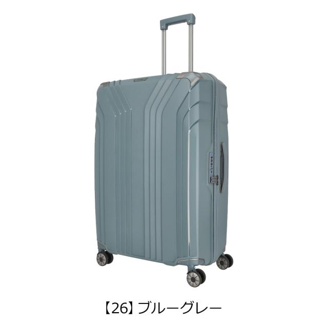 【レビュー投稿で+5％還元】トラべライト スーツケース 100L 76cm 3.98kg 軽量 576349 Elvaa travelite｜ハードキャリー キャリーケース キャリーバッグ 大容量 大型 4輪 ダブルキャスター TSAロック搭載 3年保証