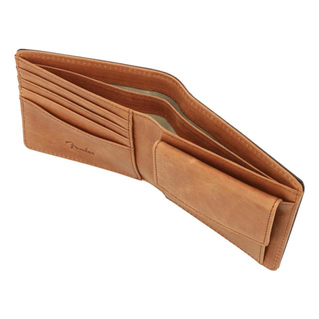 レビュー投稿で+5％還元】フェンダー 二つ折り財布 牛革 メンズ 950
