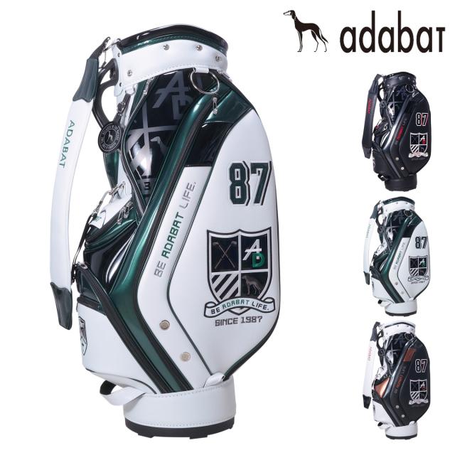 【レビュー投稿で+5％還元】アダバット ゴルフ キャディバッグ カート型 5分割 9型 47インチ対応 メンズABC432 adabat 軽量 スポーツ クリスマス_mp