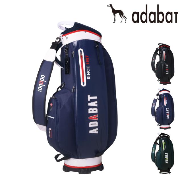 【レビュー投稿で+5％還元】アダバット ゴルフ キャディバッグ カート型 5分割 9型 47インチ対応 メンズABC436 adabat 軽量 スポーツ アウトドア クリスマス_mp