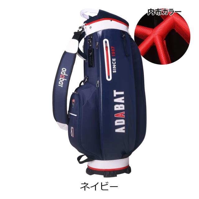 【MAKI... 様限定】adabat キャディバッグ ネイビー adabat キャディバッグ ネイビー MAKI 様限定】adabat キャディ
