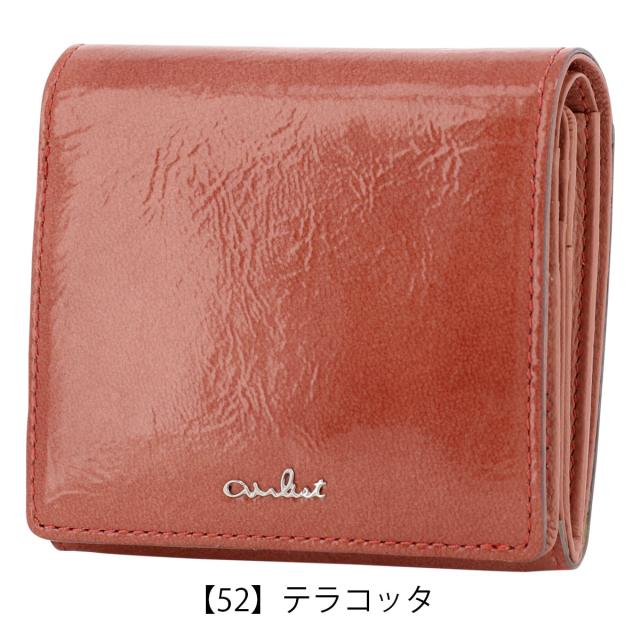 【レビュー投稿で+5％還元】エアリスト 二つ折り財布 ミニ財布 本革 レディース バレエ 24596 airlist | 山羊革 レザー エナメルの通販は