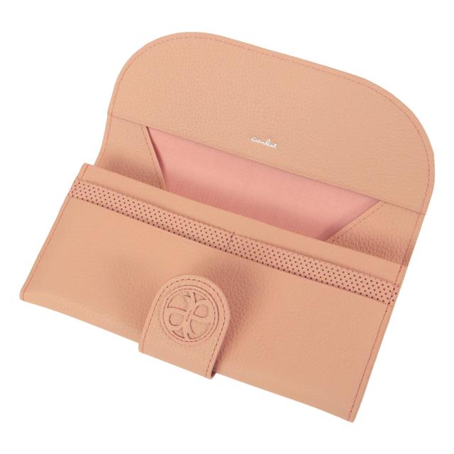 【レビュー投稿で+5％還元】エアリスト 財布 長財布 シャルール 24848 レディース airlist 牛革 ボタン 大人 薄い コンパクト レザー 軽い かぶせ お札入れ 小銭入れ カード入れ 大容量 実用的 かわいい おしゃれ_4