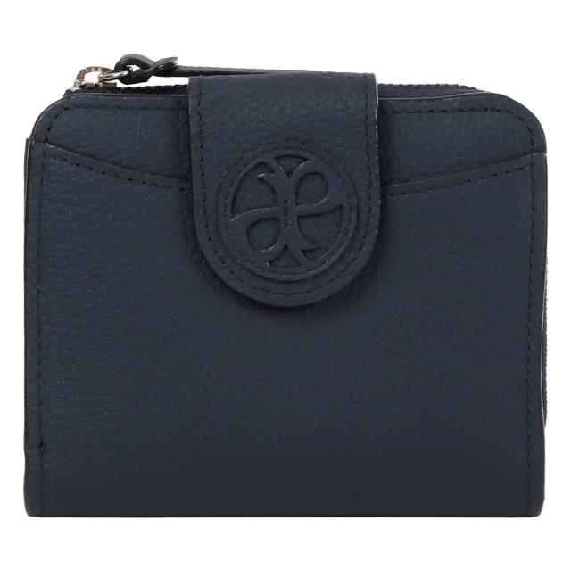 【レビュー投稿で+5％還元】エアリスト 財布 ミニ財布 二つ折り財布 シャルール 24850 レディース  airlist 牛革 ボタン ファスナー 大人 小銭入れ お札入れ 軽い 薄い かぶせ コンパクト カード入れ おしゃれ かわいい クリスマス_mp クリスマス_wp レビュー投稿で+5％還元】エアリスト 財布 ミニ財布 二つ折り財布