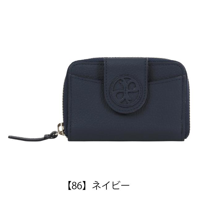 【レビュー投稿で+5％還元】エアリスト キーケース シャルール 24852 レディース airlist 牛革 ボタン ファスナー 大人 軽い 薄い かぶせ コンパクト スマートキー 車用キー 玄関キー カード入れ かわいい おしゃれ_12