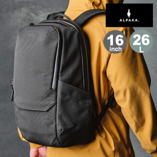 アルパカ ELEMENTS BACKPACK PRO バックパック リュック 16インチ 26L メンズ レディース 4153 ALPAKA ビジネスバッグ 旅行 大容量 シンプル おしゃれ 通勤 通学