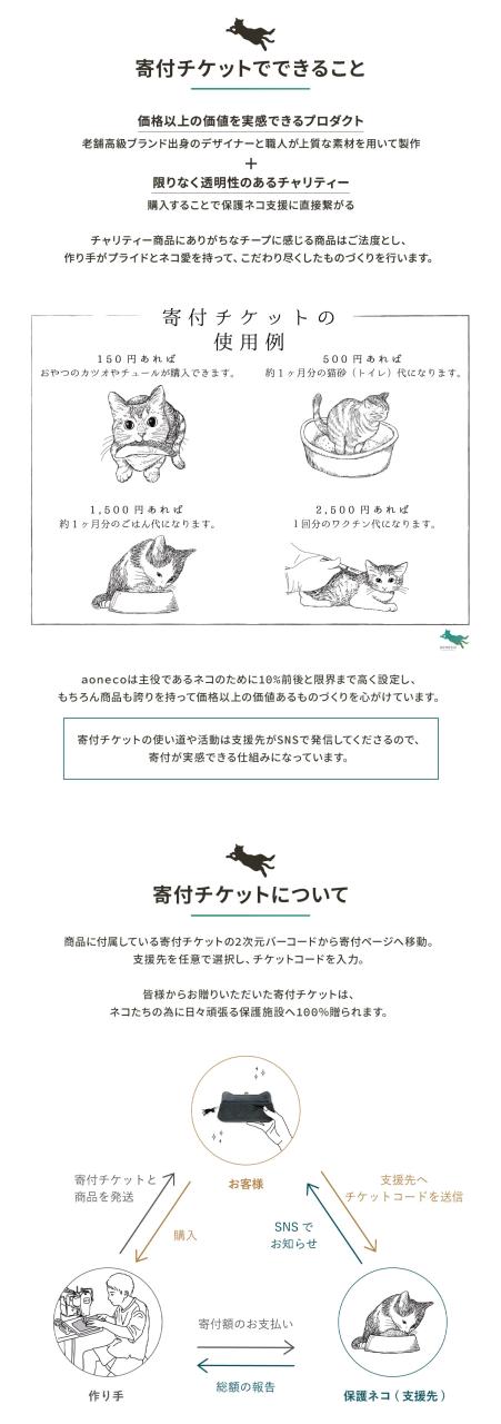 【レビュー投稿で+5％還元】アオネコ 長財布 がま口 小銭入れ取り外し可能 レディース 日本製 an001 aoneco 保護ネコ支援 寄付チケット付 チャリティー waji 本革 レザー 日本製 ネコ 猫 アニマル 縁起 風水 お祝い ギフト プレゼント 開運 一粒万倍日_15