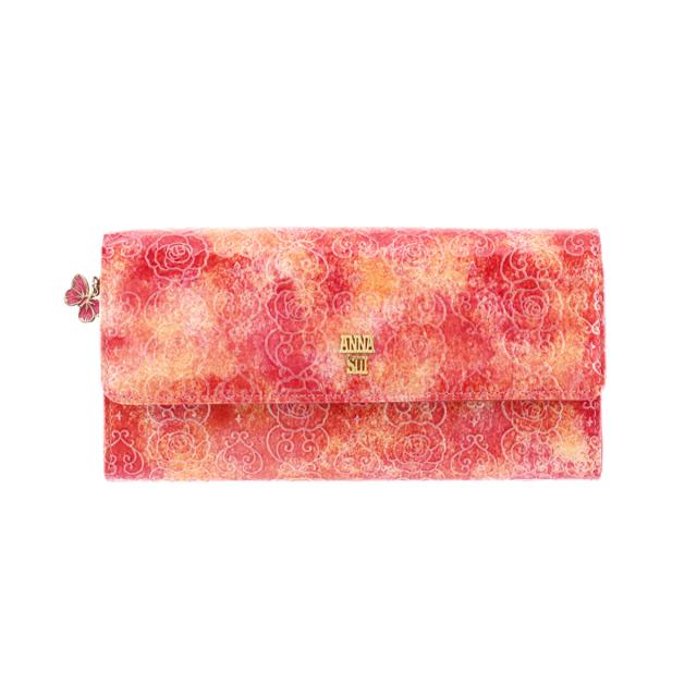 レビュー投稿で+5％還元】アナスイ 長財布 ローズハート レディース