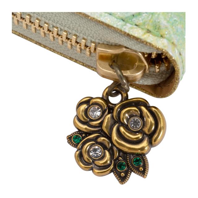 レビュー投稿で+5％還元】アナスイ 長財布 ラウンドファスナー