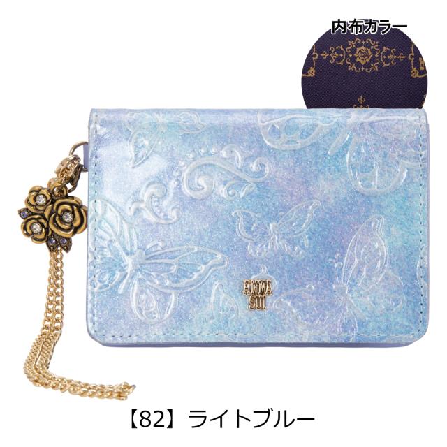 【レビュー投稿で+5％還元】アナスイ パスケース レディース パピヨン315814（新品番：316894） ANNA SUI 牛革 レディース_11