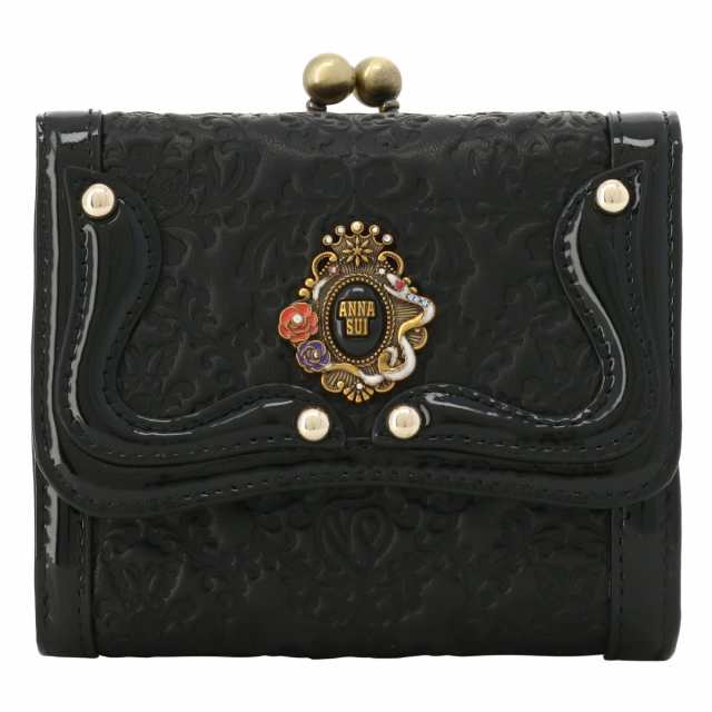 美品 ANNASUI アナスイ エンボス ハンドバッグ ショルダーバッグ