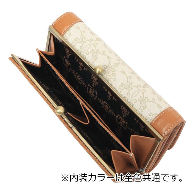 レビュー投稿で+5％還元】アナスイ 長財布 がま口 レディース リーブル