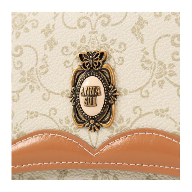 レビュー投稿で+5％還元】アナスイ 長財布 がま口 レディース リーブル