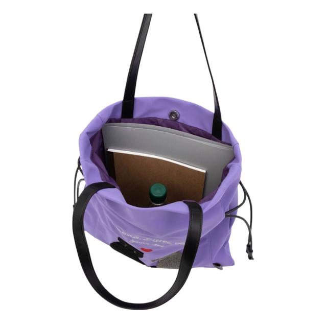 【レビュー投稿で+5％還元】アナスイ 巾着バッグ A4 猫 ねこ デイリーTITI レディース 318011 ANNA SUI トートバッグ ハンドバッグ_6