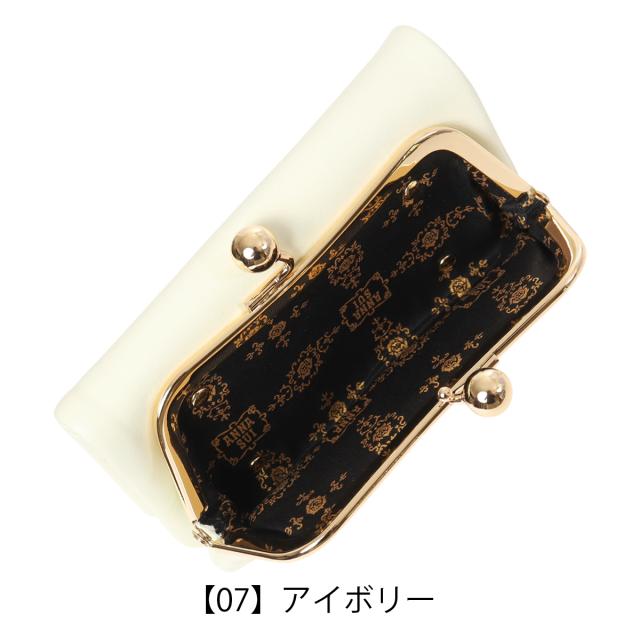 アナスイ 二つ折り財布 がま口 レディース TITIソフト318081 ANNASUI | ミニ財布 猫 ねこ キャット かわいい_10