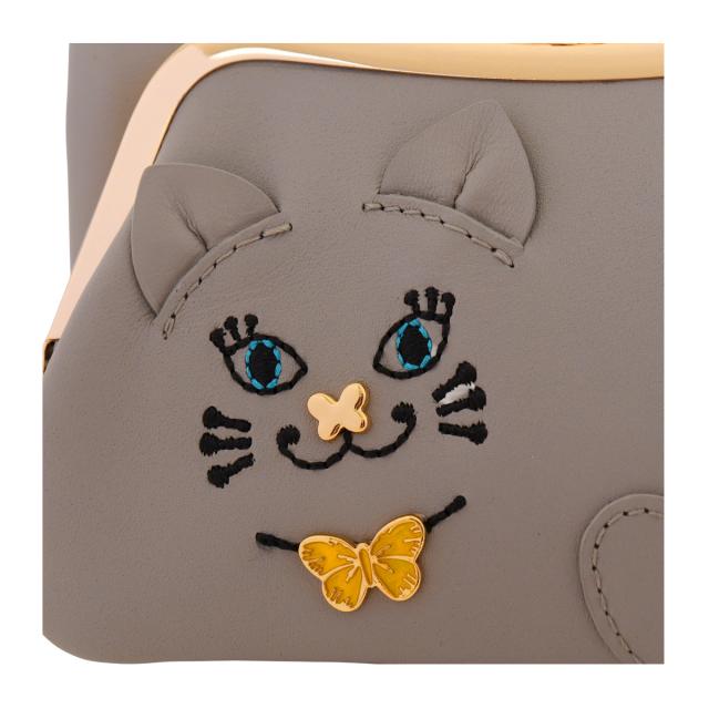 アナスイ 二つ折り財布 がま口 レディース TITIソフト318081 ANNASUI | ミニ財布 猫 ねこ キャット かわいい_7
