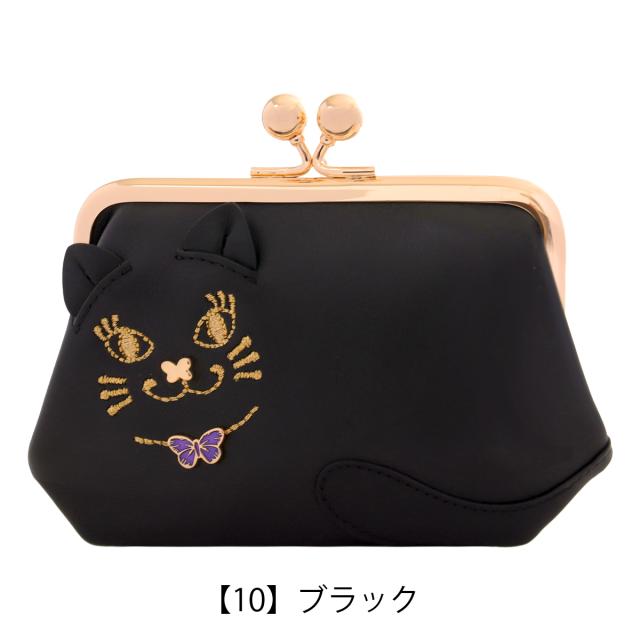 アナスイ コインケース 小銭入れ がま口 レディース TITIソフト318082 ANNASUI | ミニ財布 猫 キャット_11