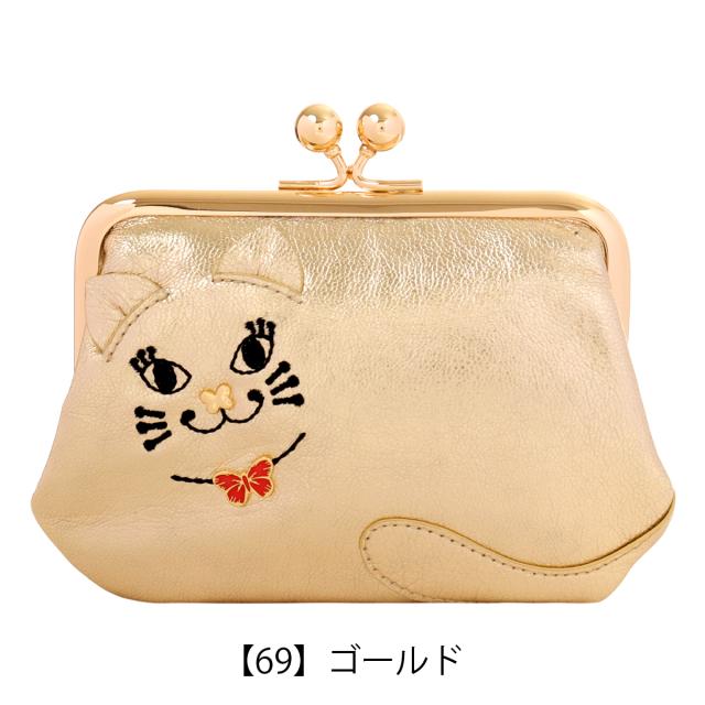 アナスイ コインケース 小銭入れ がま口 レディース TITIソフト318082 ANNASUI | ミニ財布 猫 キャット_13