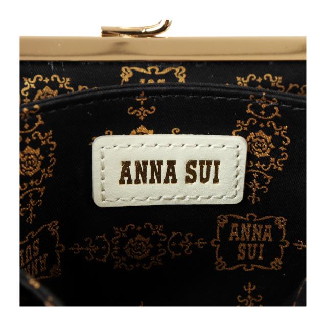 アナスイ コインケース 小銭入れ がま口 レディース TITIソフト318082 ANNASUI | ミニ財布 猫 キャット_6