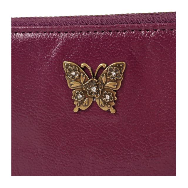 レビュー投稿で+5％還元】アナスイ 長財布 L字ファスナー マチルダ