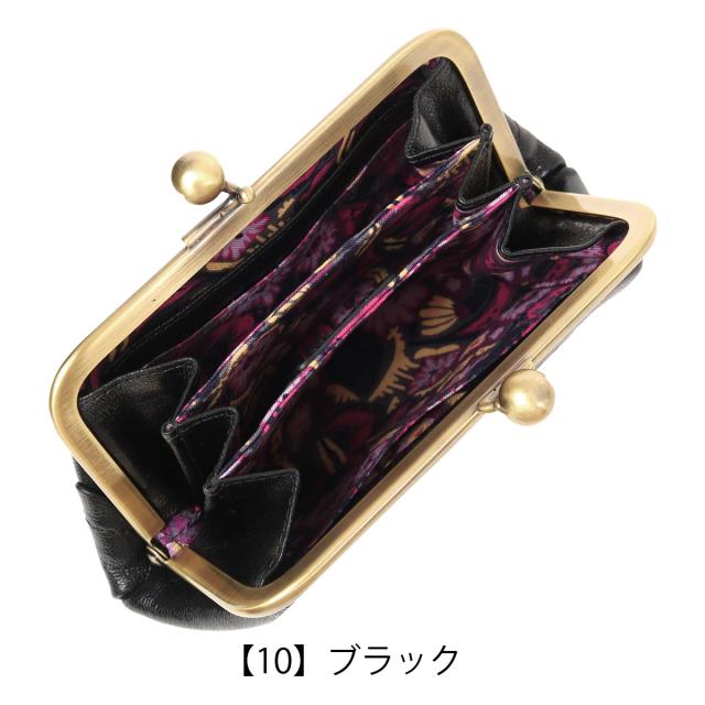 【レビュー投稿で+5％還元】アナスイ 小銭入れ コインケース がま口 レディース マチルダ 318103 ANNASUI ミニ財布 蝶 山羊革 レザー_8