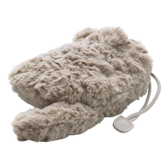 アナスイ ショルダーバッグ ミニショルダー 巾着 猫 ファー ポシェット