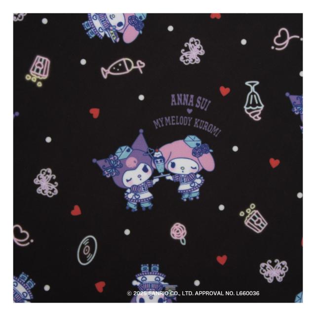 クロミ マイメロディ アナスイ トートバッグ A4 318140 マイメロディ サンリオ 巾着 ANNA SUI × MY MELODY & KUROMI レディース_6