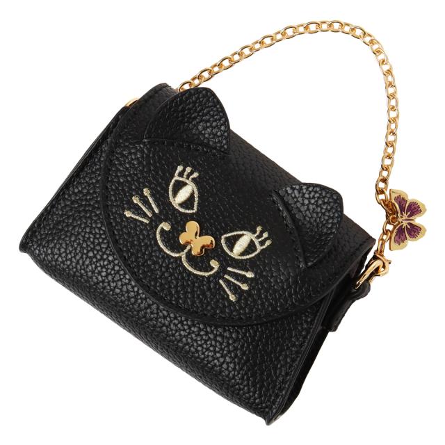 【レビュー投稿で+5％還元】アナスイ エコバッグ TITIカスタム レディース 318244 ANNASUI 花柄 ポーチ 猫 ねこ_8