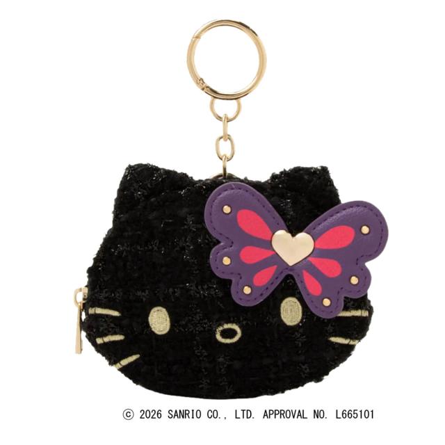 アナスイ ハローキティ ポーチチャーム HELLO KITTY レディース 318423 ANNASUI ミニポーチ キティ ツイード_1