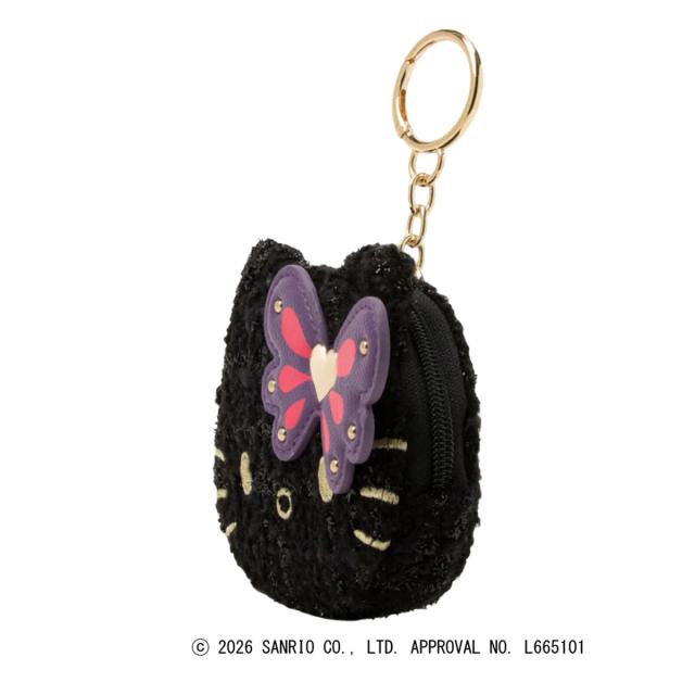 アナスイ ハローキティ ポーチチャーム HELLO KITTY レディース 318423 ANNASUI ミニポーチ キティ ツイード_3